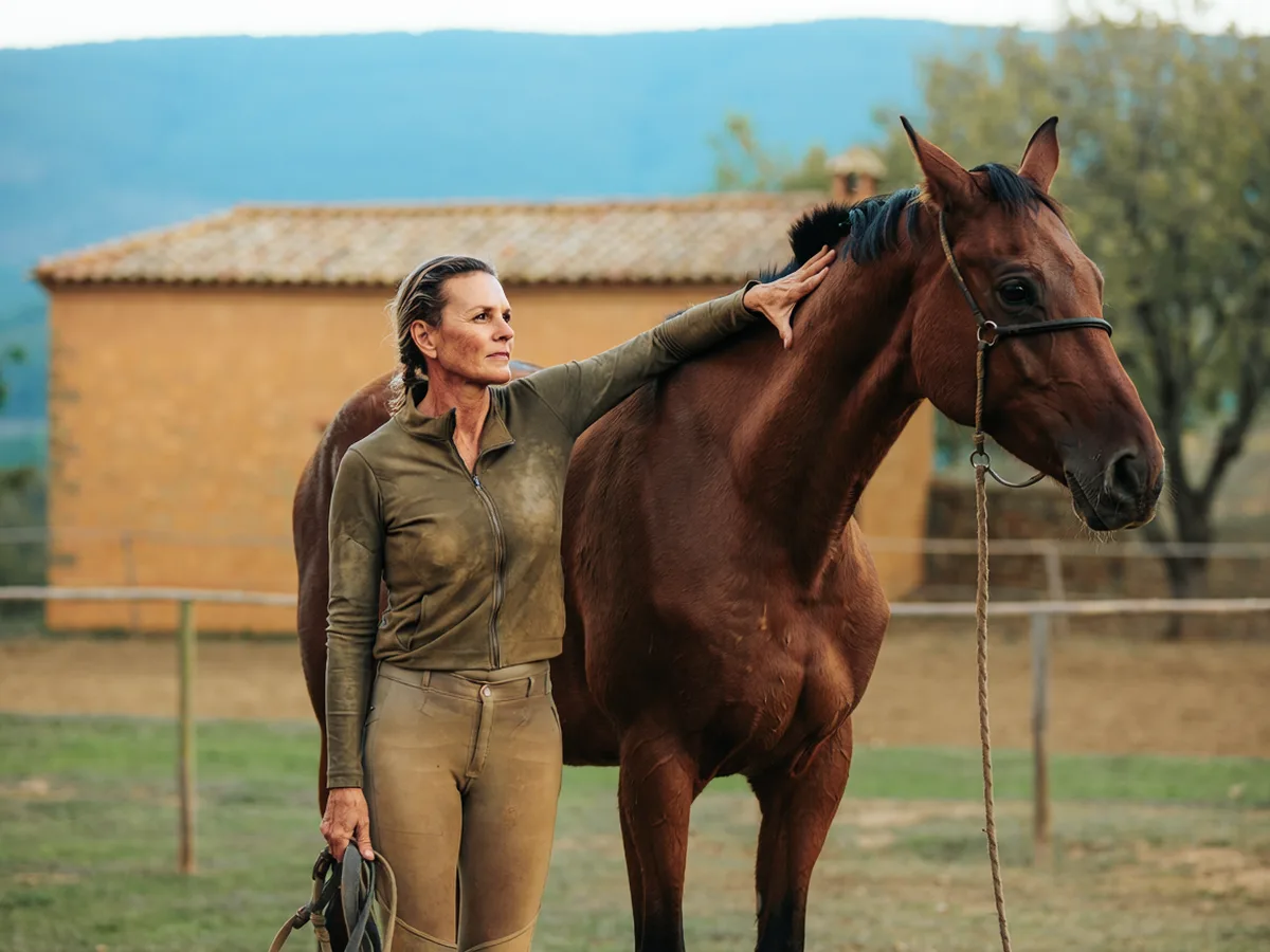 Cours d'équitation à Montcarra, Isère